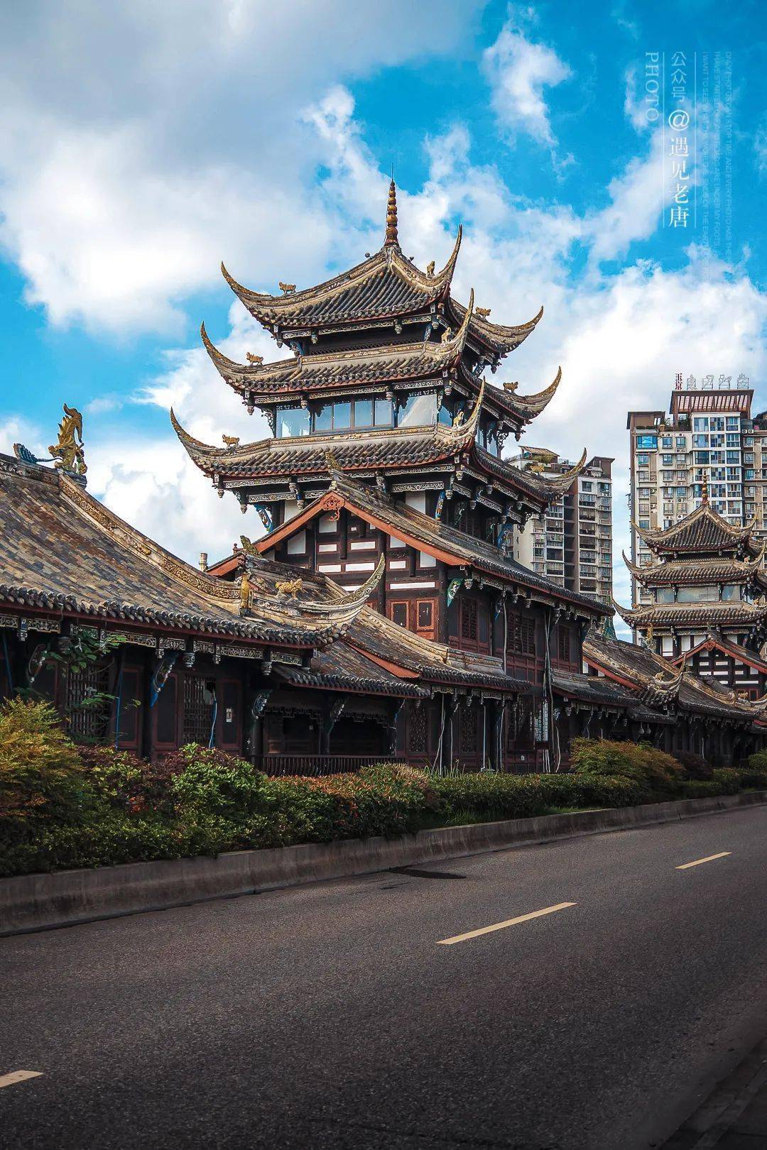 罗江市政广场上的古典景观今日白马关今天的罗江旅游资源丰富,三国