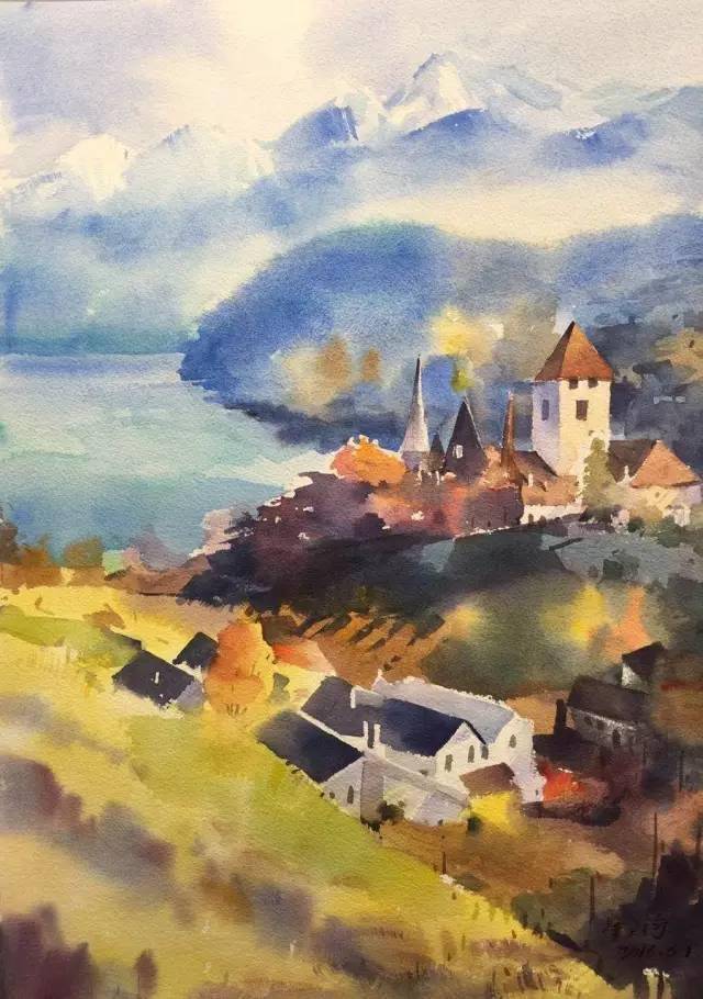 给你不一样的色彩世界金卫钧大师手绘作品欣赏