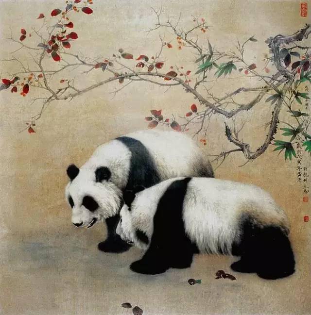 这组国宝大熊猫画得太生动了