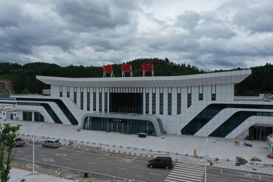 浦梅铁路沿途车站图片