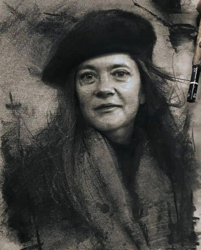 张力十足的俄罗斯现代素描