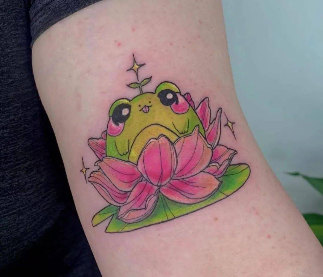 呱呱呱的青蛙纹身