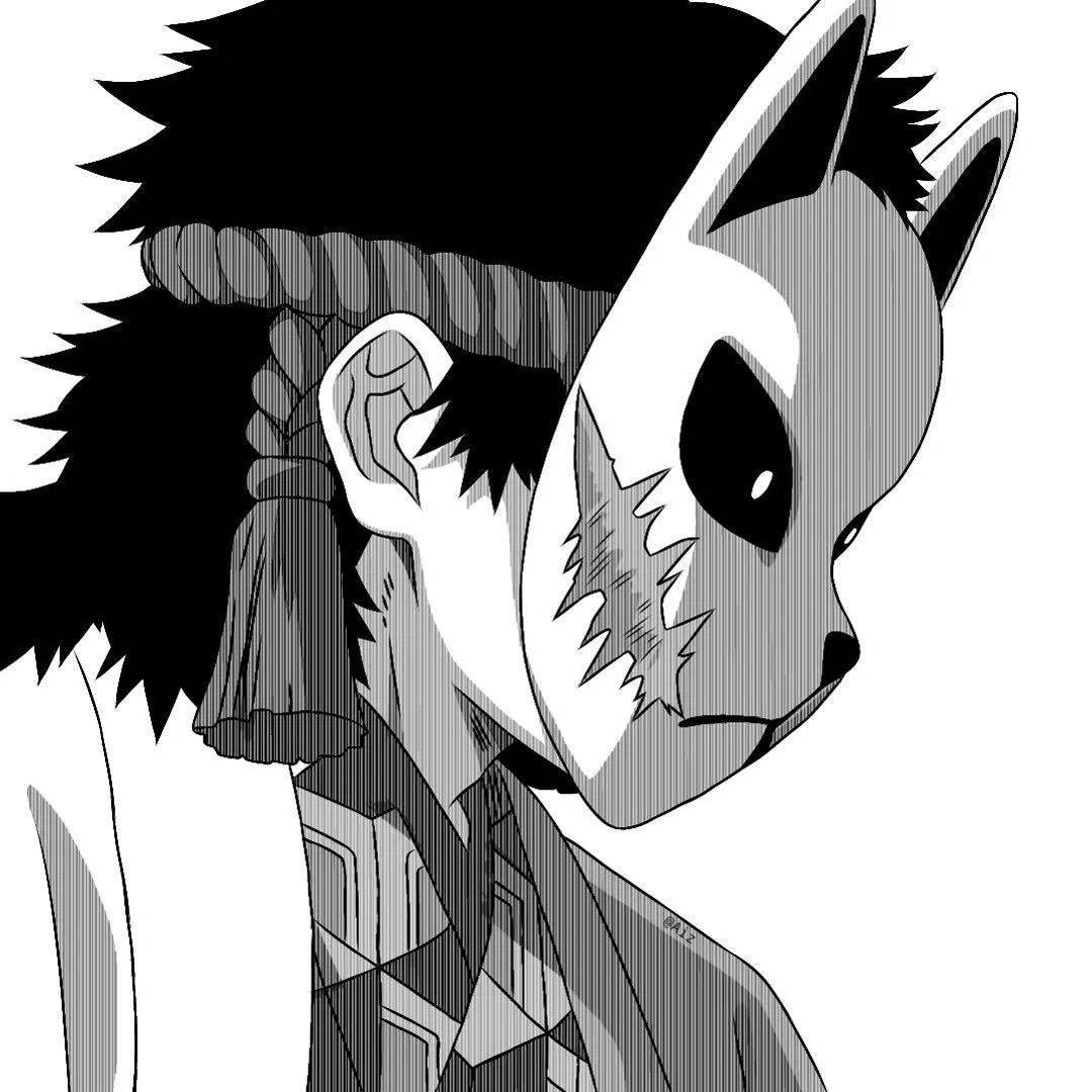 黑白动漫男生头像