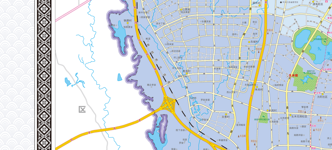 红谷滩区域划分图图片
