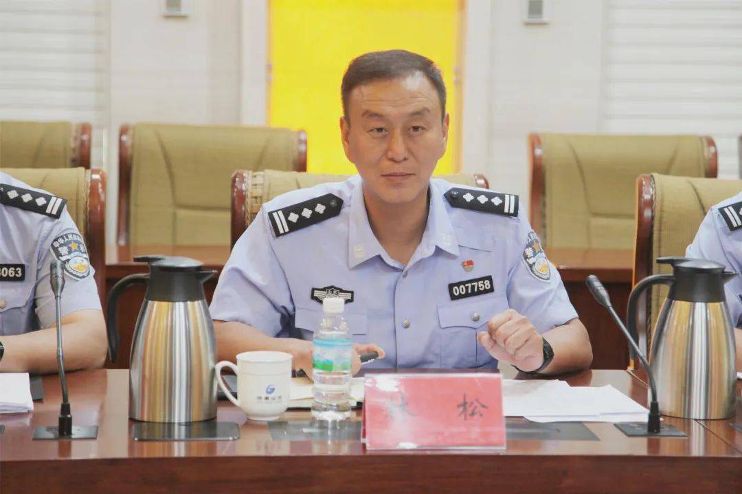 周建国总经理对林松副支队长一行表示热烈欢迎,对市交警支队多年来对