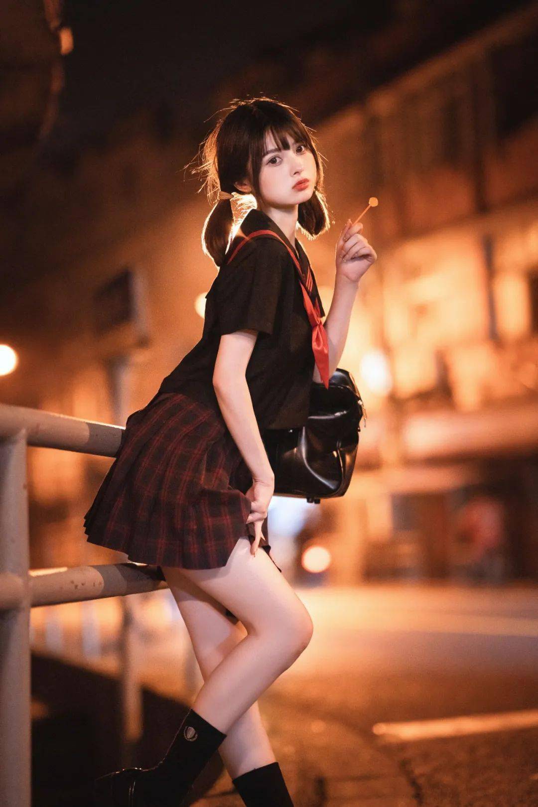 凌晨和jk少女压马路不带索尼微单alpha 7r iv怎么行