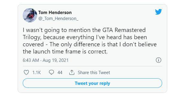Gta 三部曲复刻版可能要在明年才发售 Kotaku