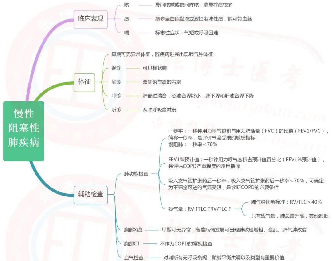 【临床】呼吸系统思维导图