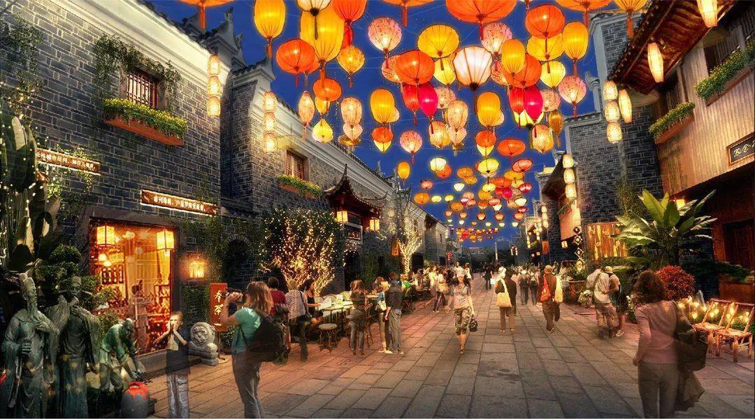 夜太美恩江古城亮化工程即将启动吉安夜游新坐标