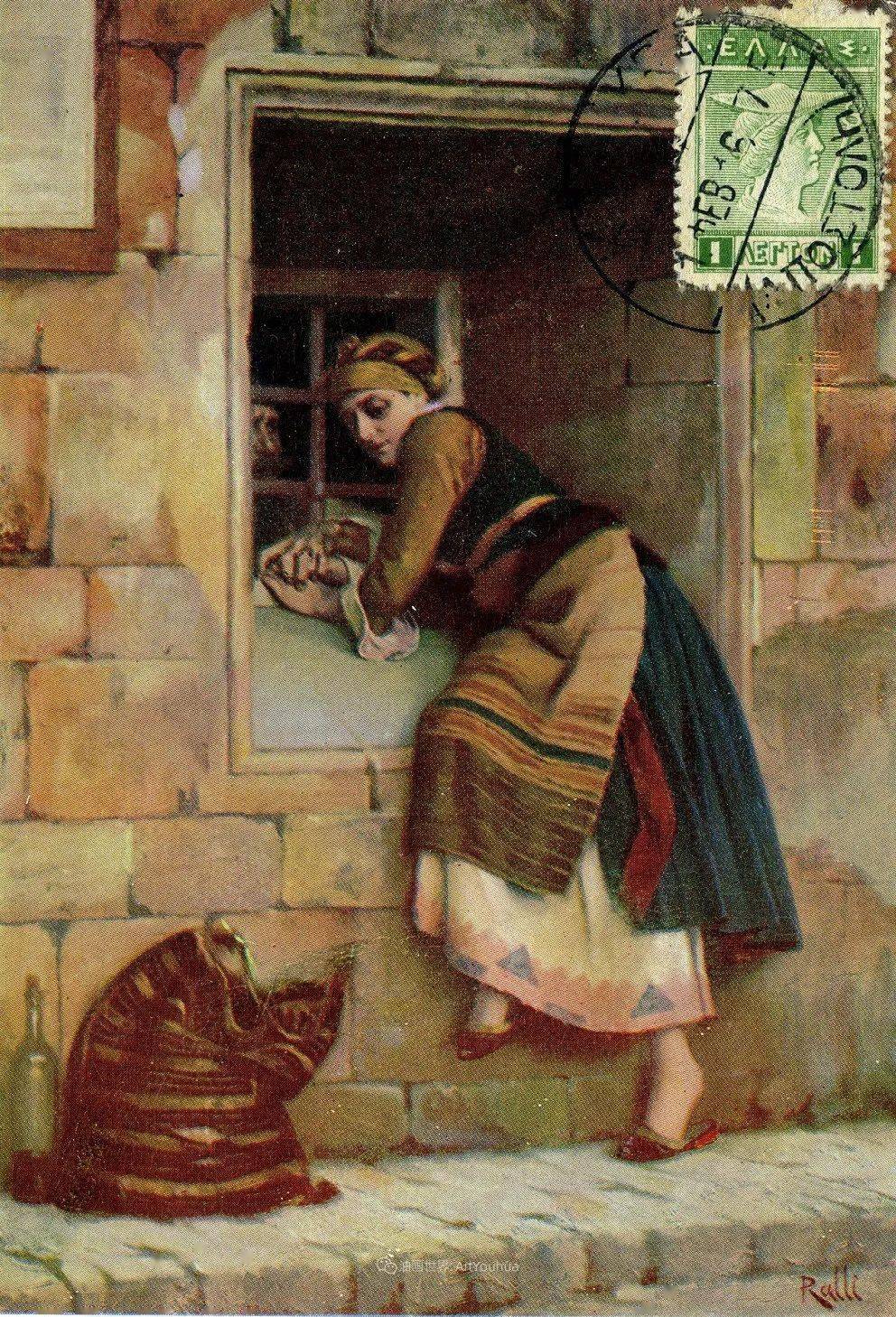 微妙而动人的漂亮姑娘~希腊画家蒂奥多·拉利油画作品欣赏