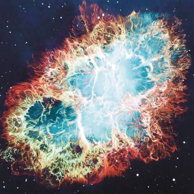 星空|一根绣针勾勒绚烂星空（新国潮）