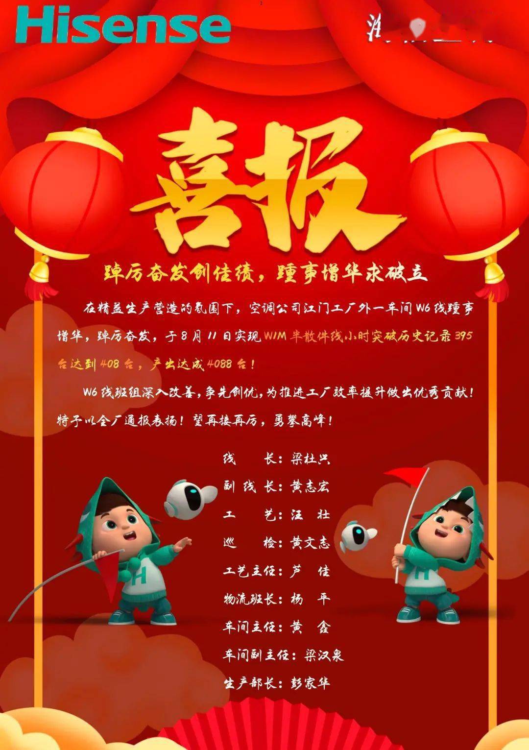 【精益生产】 氛围营造>丨破纪录啦!