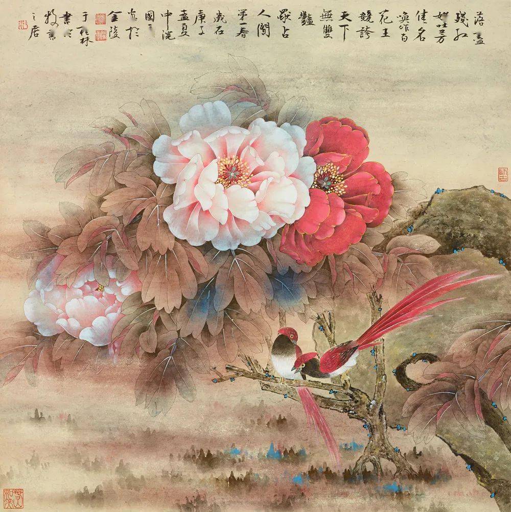 人物以似取真读蒋国良工笔花鸟画