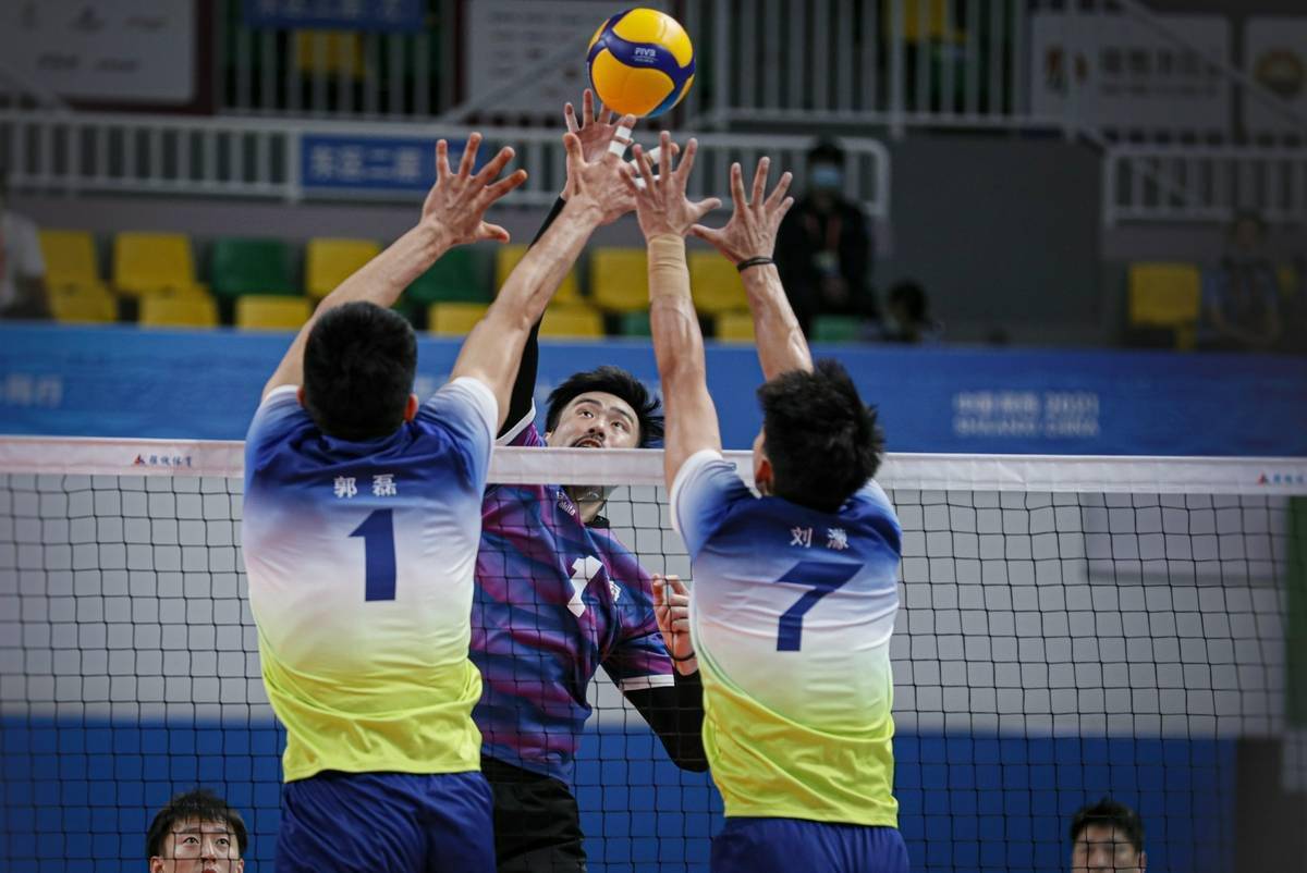 上海男排夺取全运会冠军