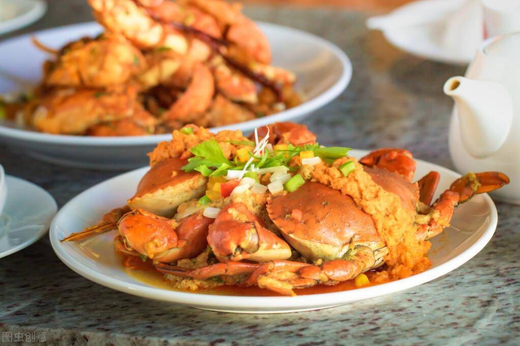 广式葱姜生焗螃蟹鲜美到飞起!肉质细嫩入味