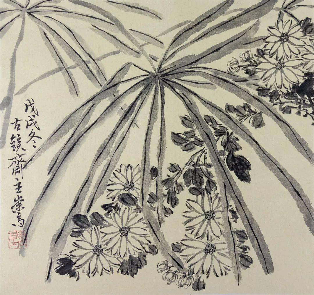 国画梅兰竹菊100幅欣赏！_梅花