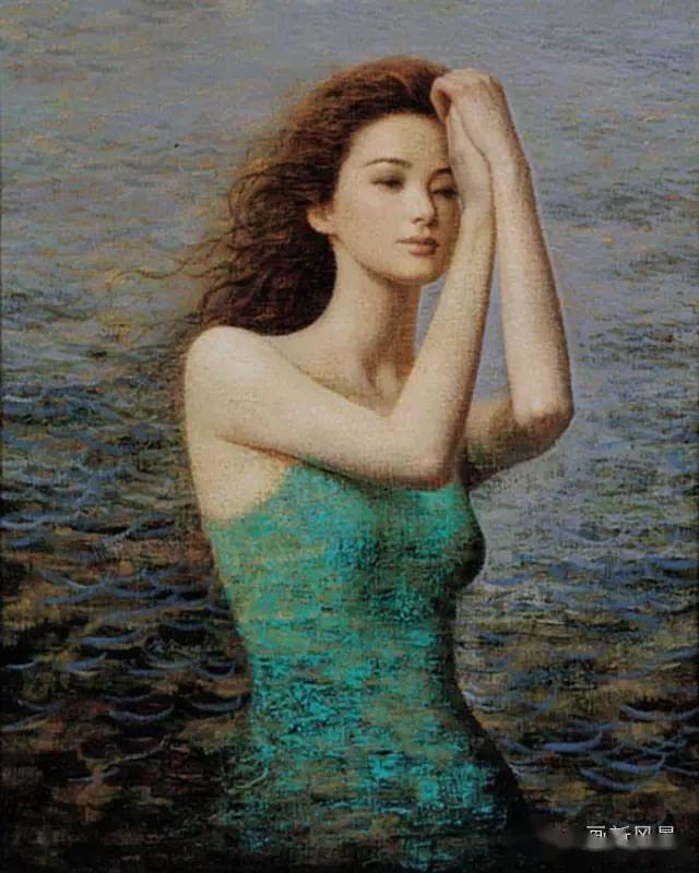 谢楚余画的美女,既典雅高贵,又喜闻乐见,人见人爱