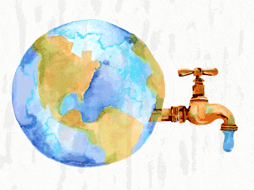 其实,一滴水只有0.