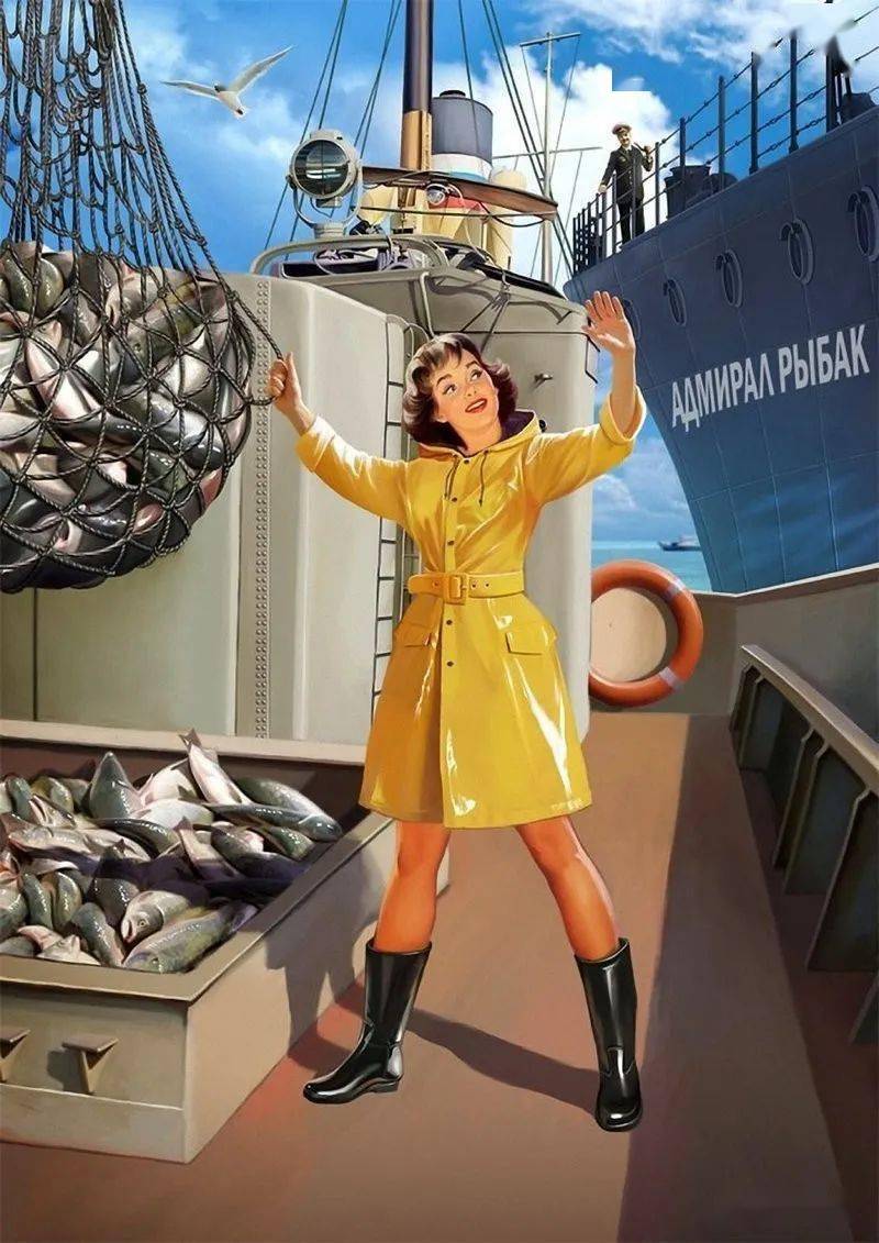 引人注目的苏联海报女郎一