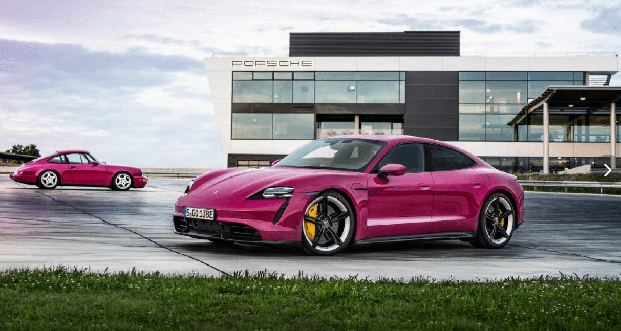 2022款保时捷taycan纯电动超跑公布新官图