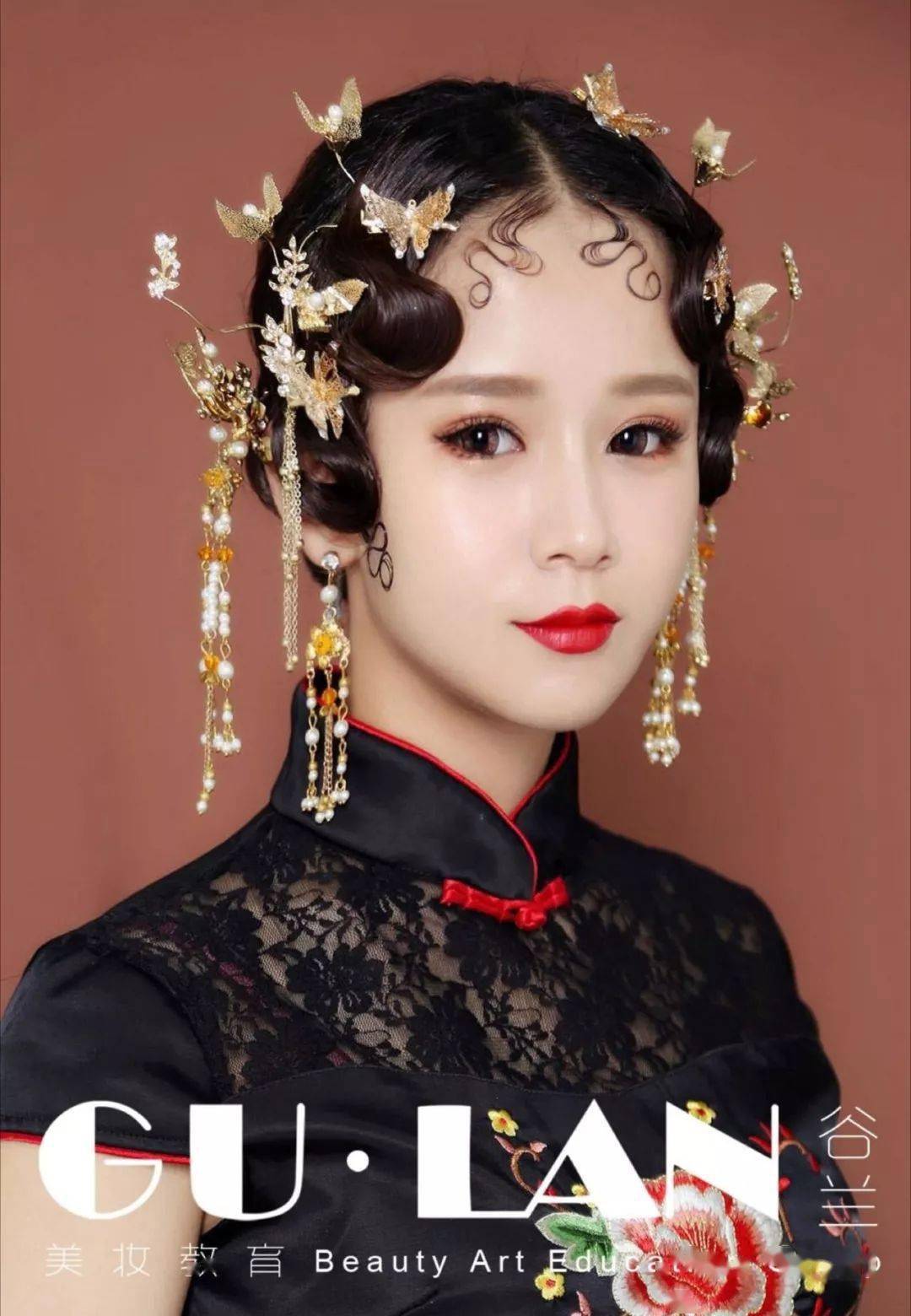 别致的古风新娘造型,太古典雅美了