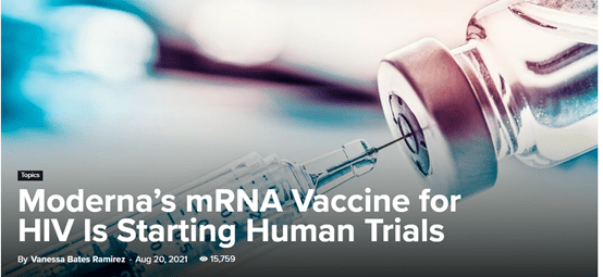 好消息艾滋病疫苗新思路首个艾滋病mrna疫苗进入临床试验