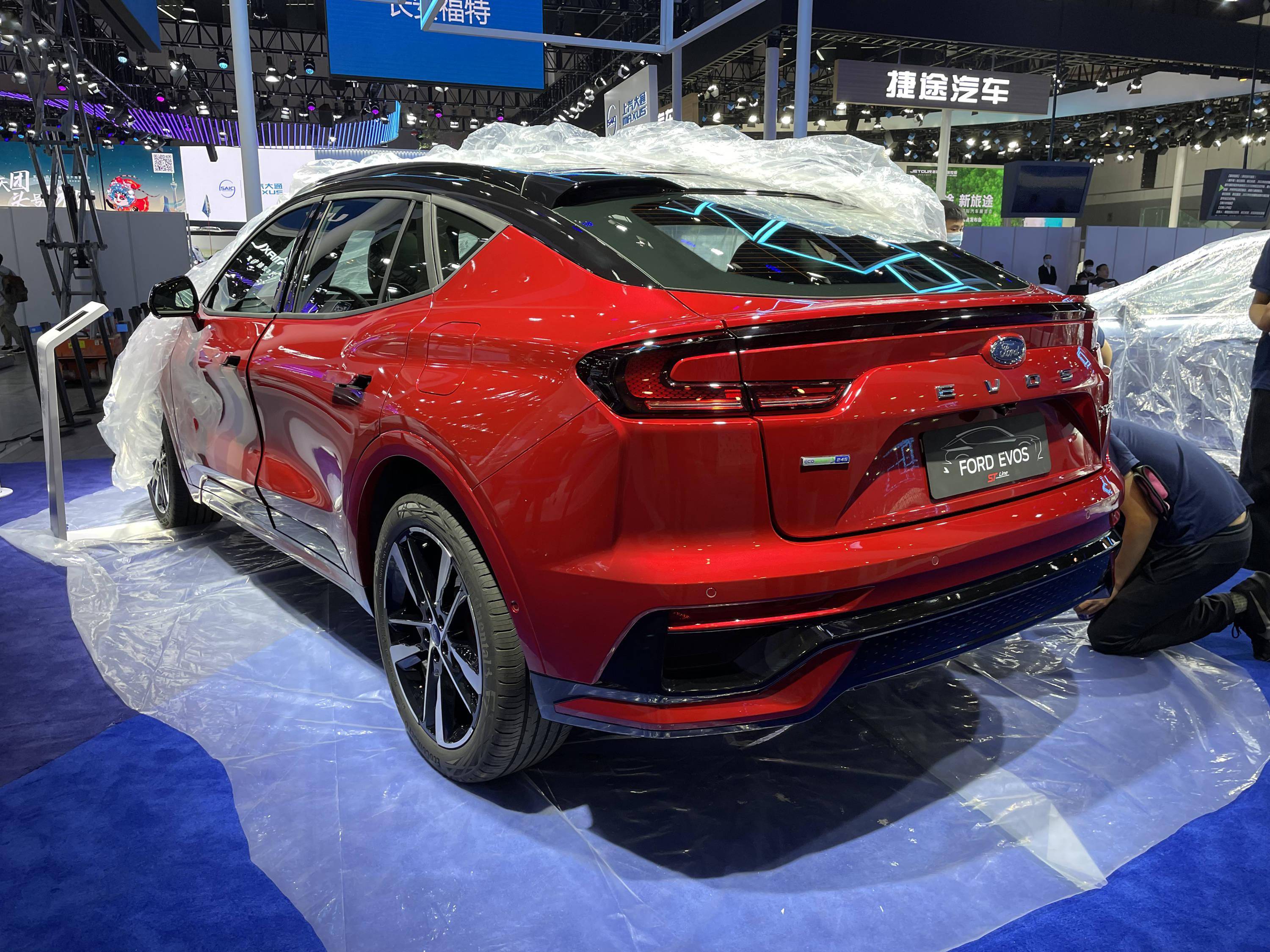2021成都车展探馆长安福特evos