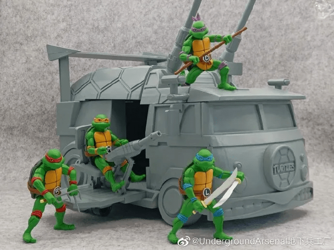 模玩资讯:完美再现童年记忆 1/12 87版 忍者神龟 大龟车_搜狐汽车