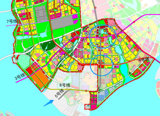 厦门环东海域规划图图片