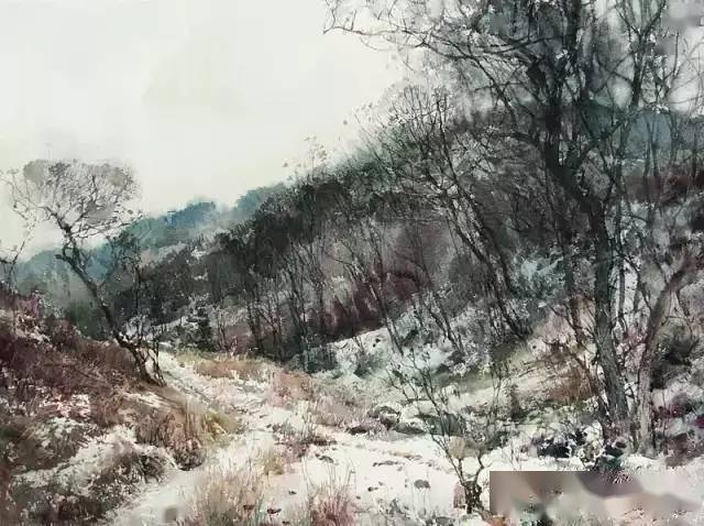 全国美展金奖得主:王绍波水彩画_芥子园