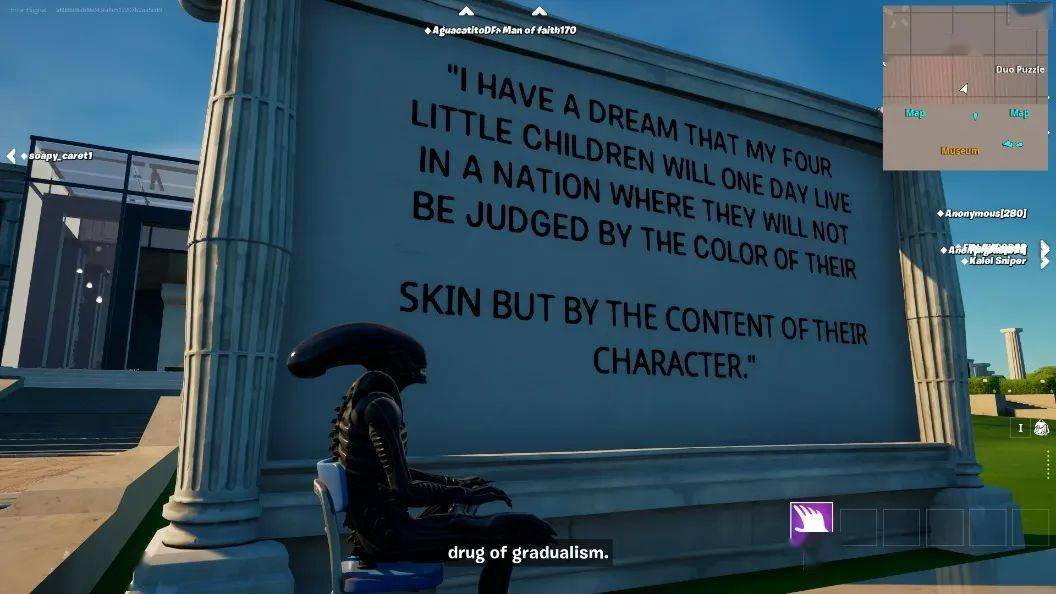 《堡垒之夜》举办了马丁·路德·金纪念活动