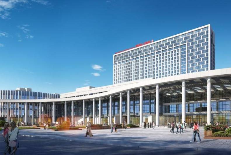 肥西县人民医院二期工程正式封顶