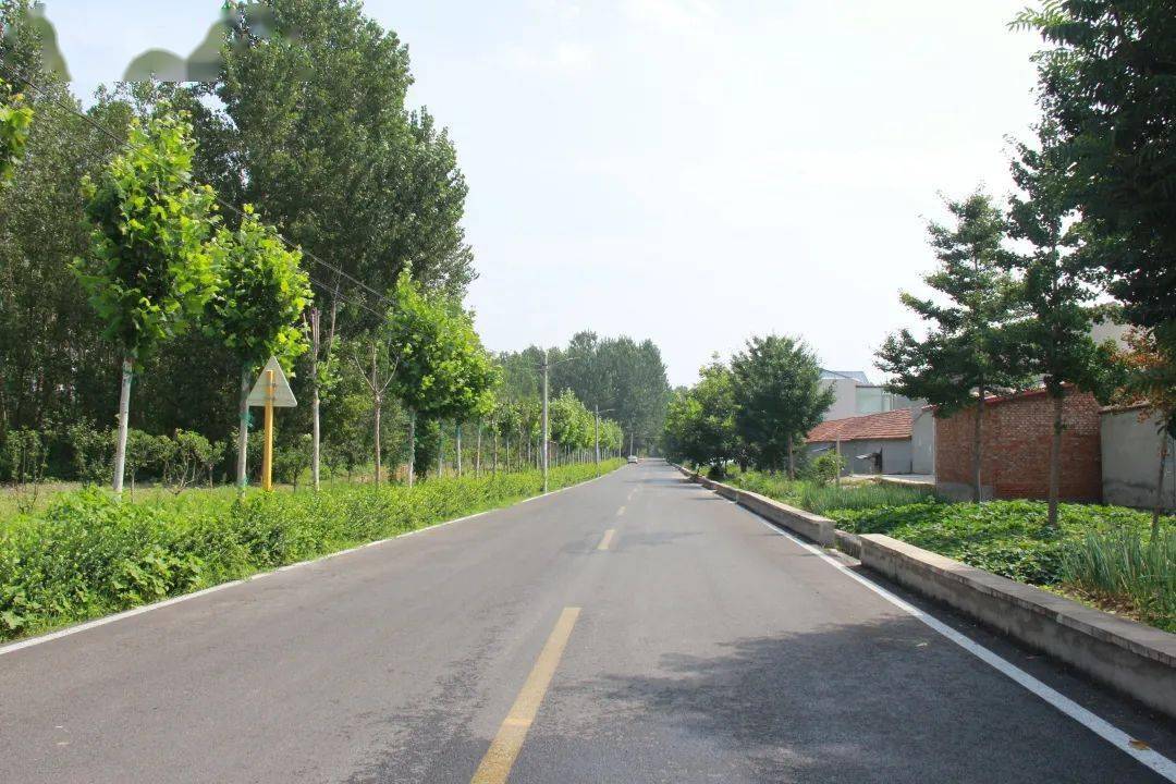 马昌营镇后芮营村乡道升级见证农村蜕变
