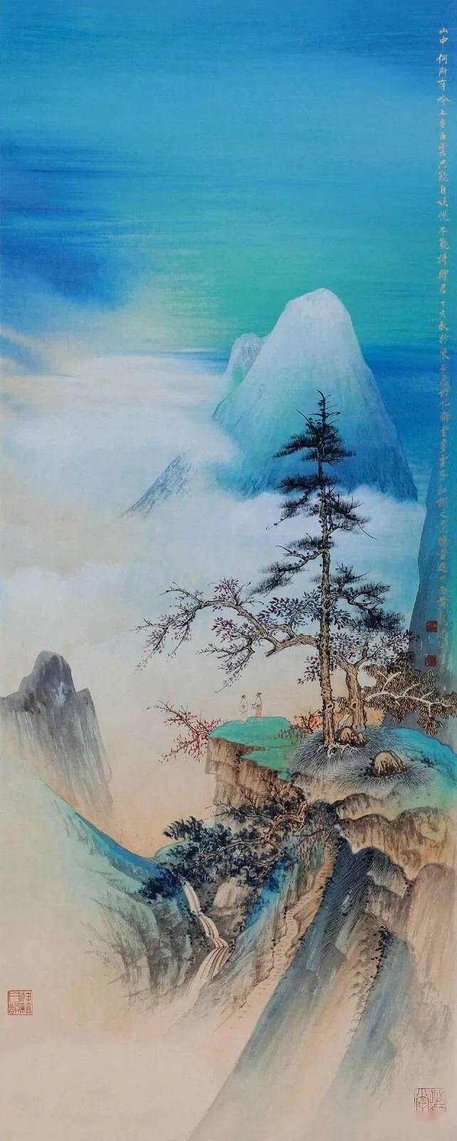 国画名家陈无忌的山水画作品赏析太赞了