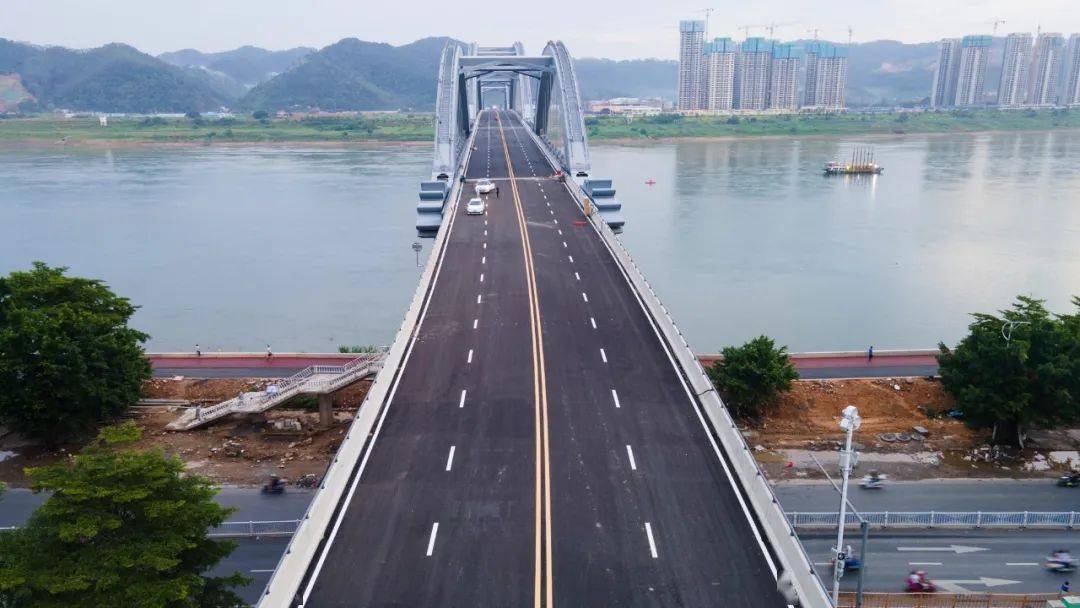 重大喜讯梧州这座大桥官宣了现场图片带你感受大桥风采