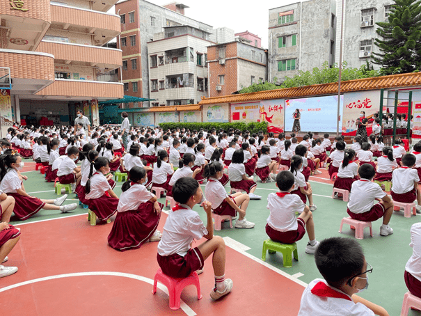 "朱砂启智,击鼓奋进",沙涌南小学开学仪式感满满!