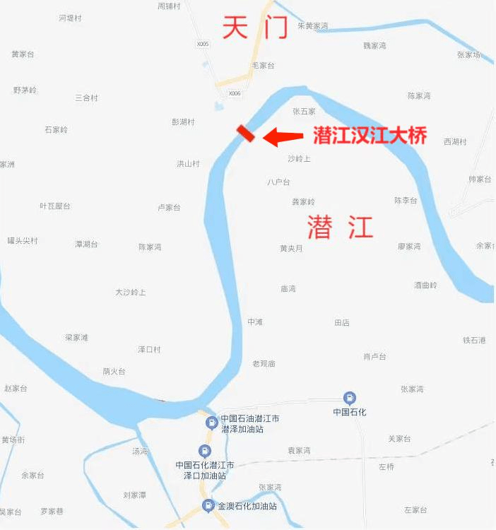 看,潜江—天门首座跨江大桥!_汉江