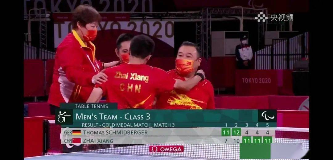 东京|残奥会乒乓球男子团体MT3级！中国队夺冠！黑龙江赵平 牛！