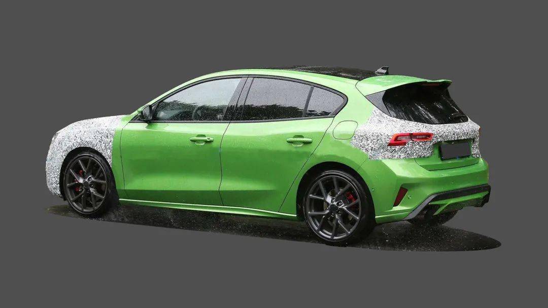 全新福克斯st23t6mt骚绿车漆新gti玩这么大是吗