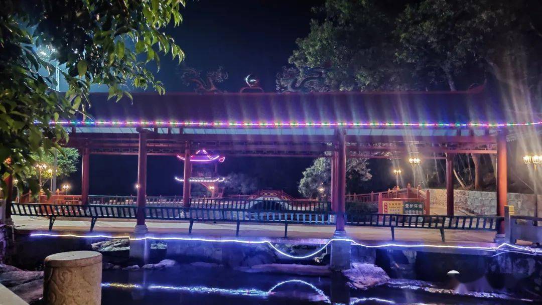 普宁船埔大福后径村夜景竟然这么美南阳山区又一网红景点