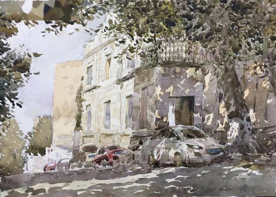 全国美展金奖许海刚水彩