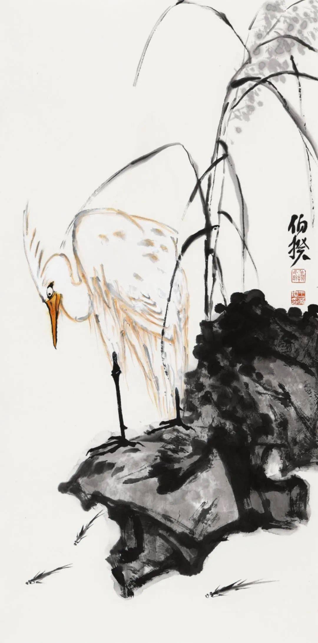 展讯大美抱华伯揆中国写意花鸟画大展在龙玺美术馆展出