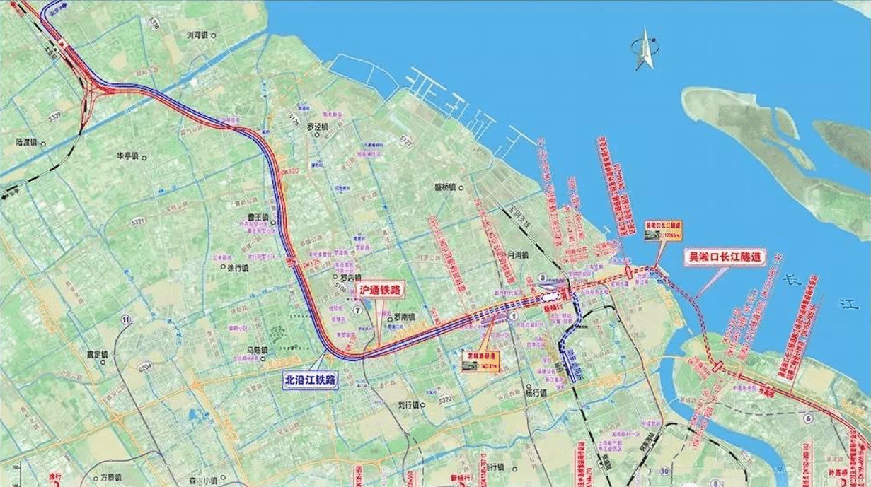 沪苏通铁路二期是国家中长期铁路网规划中沿海铁路通道的重要组成部分