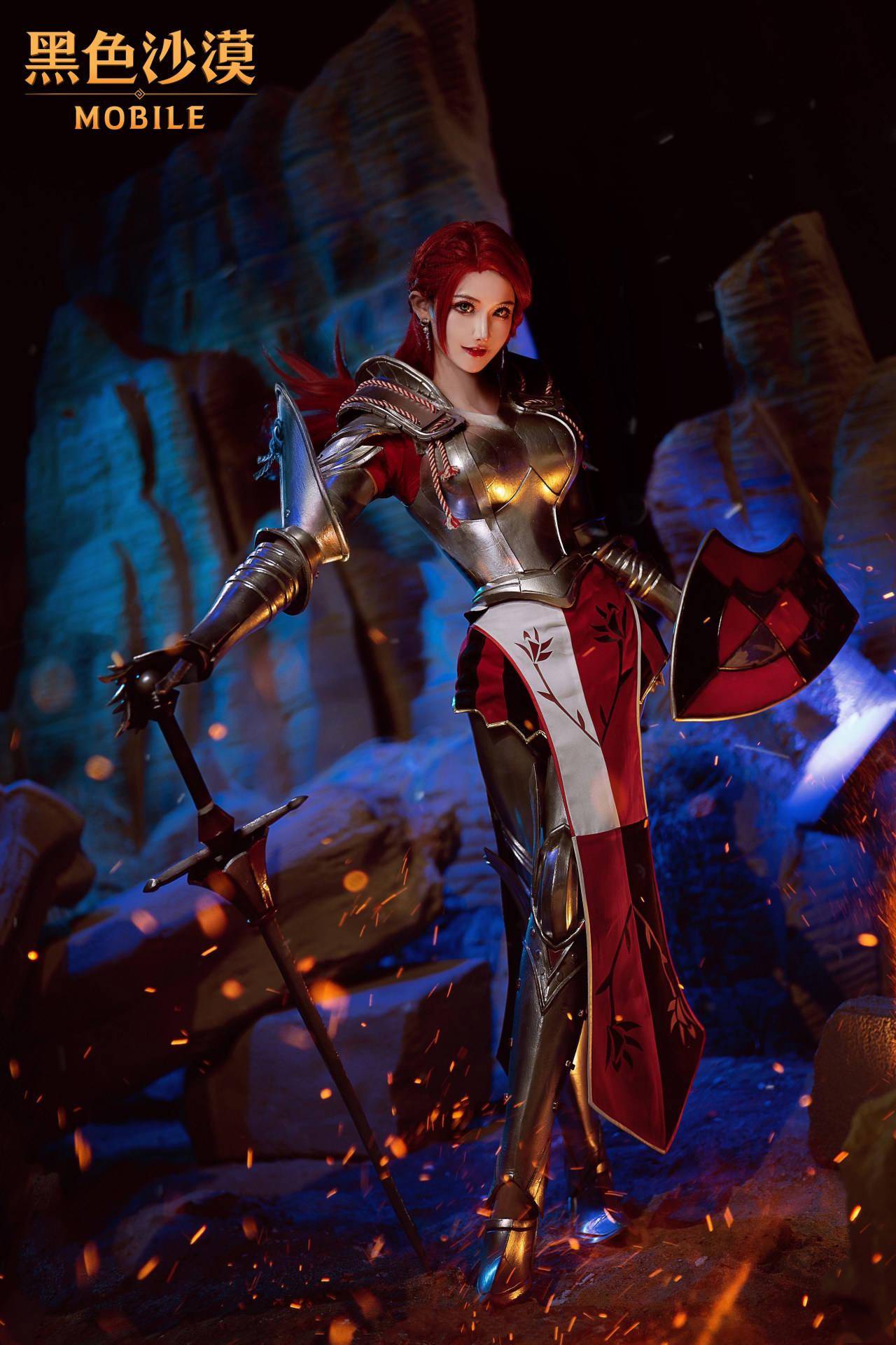 黑色沙漠手游女武神cosplay