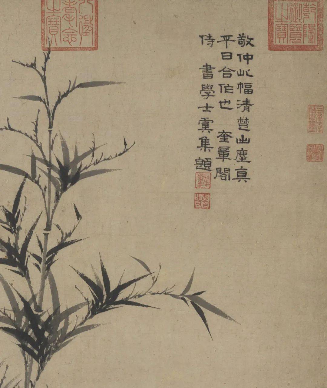 柯九思晚香高节图