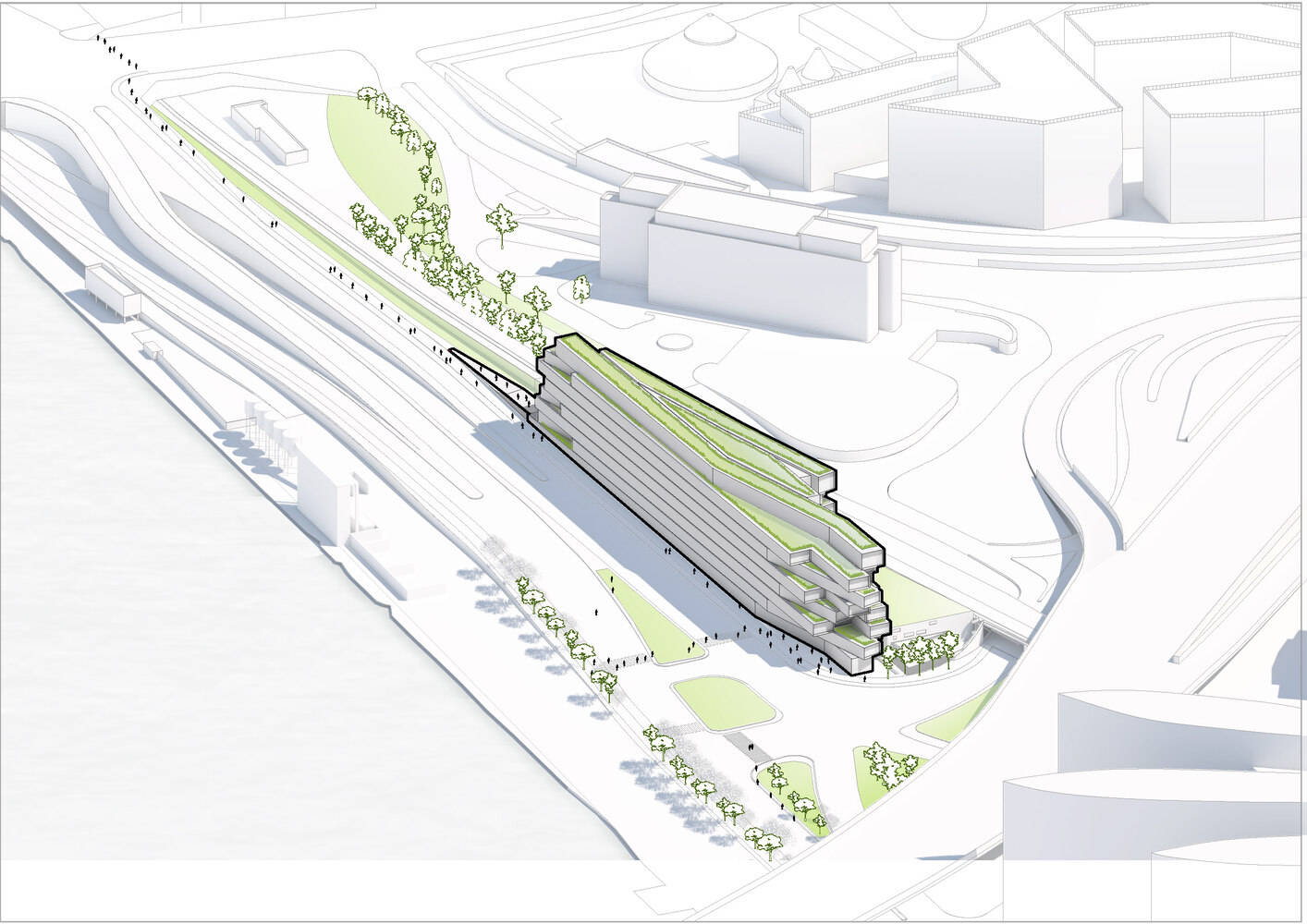 空间|隈研吾操刀，巴黎近郊将诞生“前卫体验”地标