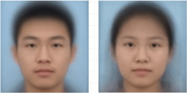 新生|高校合成新生“平均脸”，同时公布平均身高数据