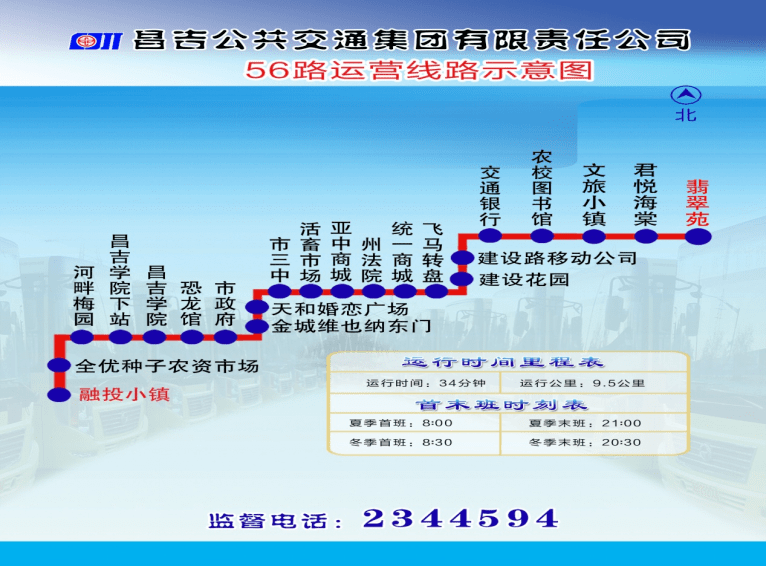昌吉公交车线路图图片