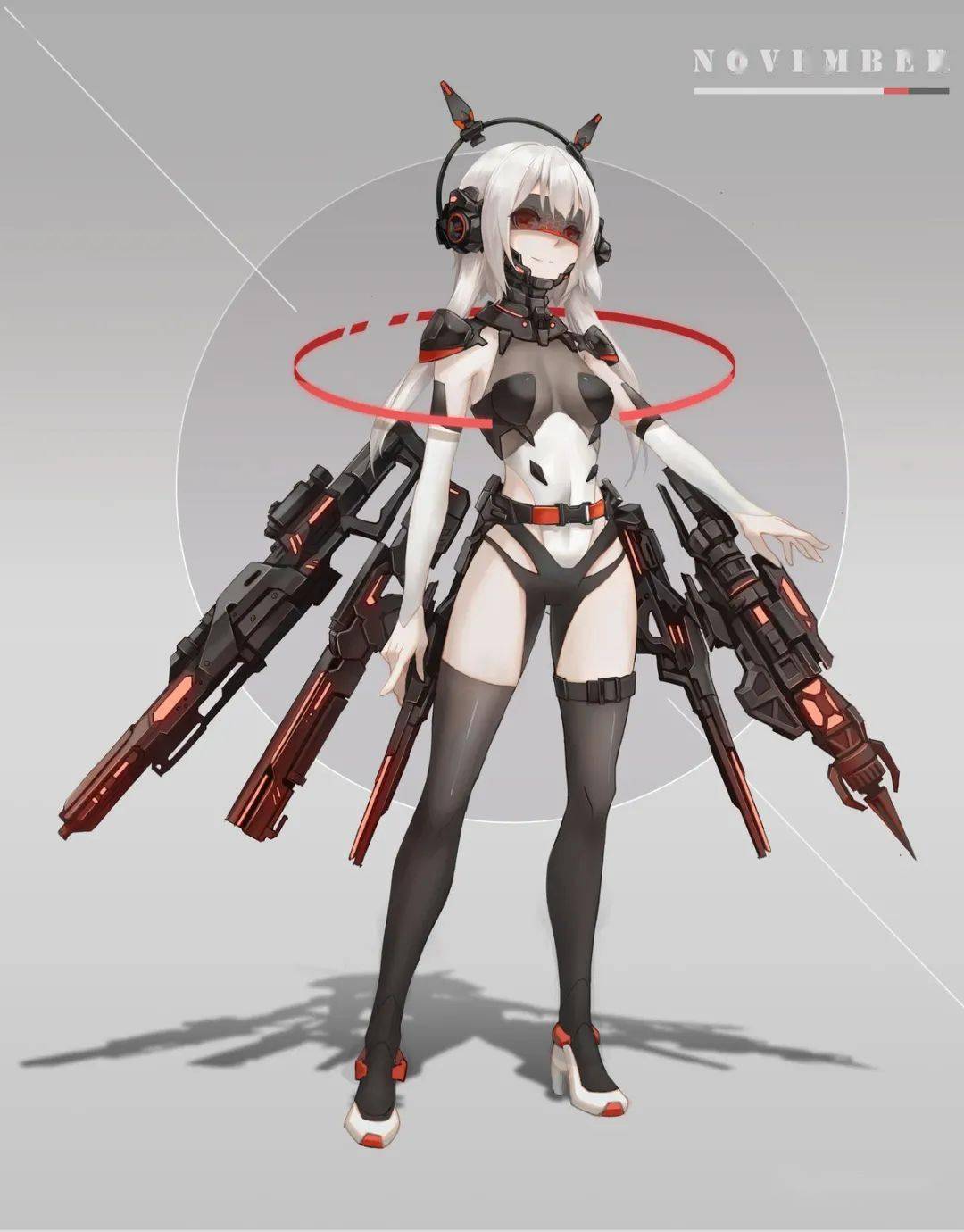 【靓图】精美机娘插画一组!走过路过不要错过!_支持