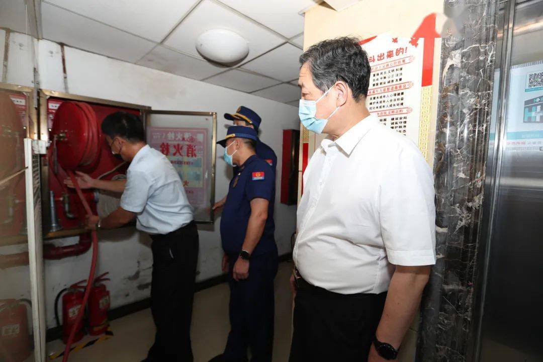 安阳市副市长欧阳报军调研三项消防安全专项治理工作
